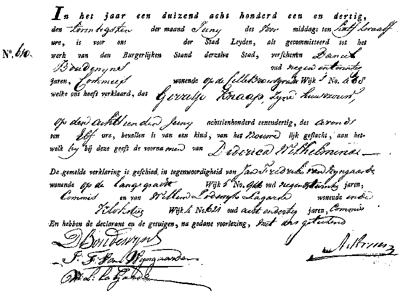 18310620 geb akte 610 Diderica W dv D Boudewijns - G Knaap